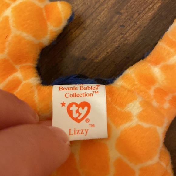 💜 5/$16 💜 NWT 1995 Lizzy Beanie Baby - Picture 6 of 7